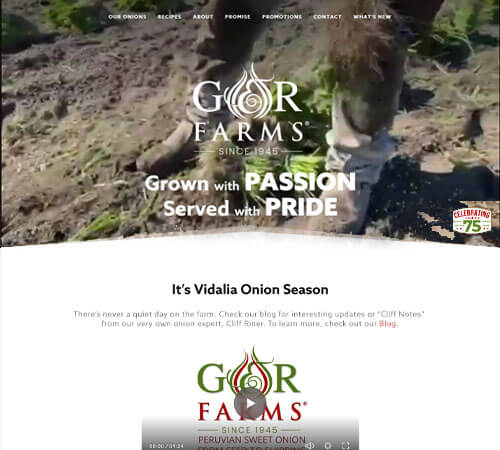 G&R Farms has Launched a New Website